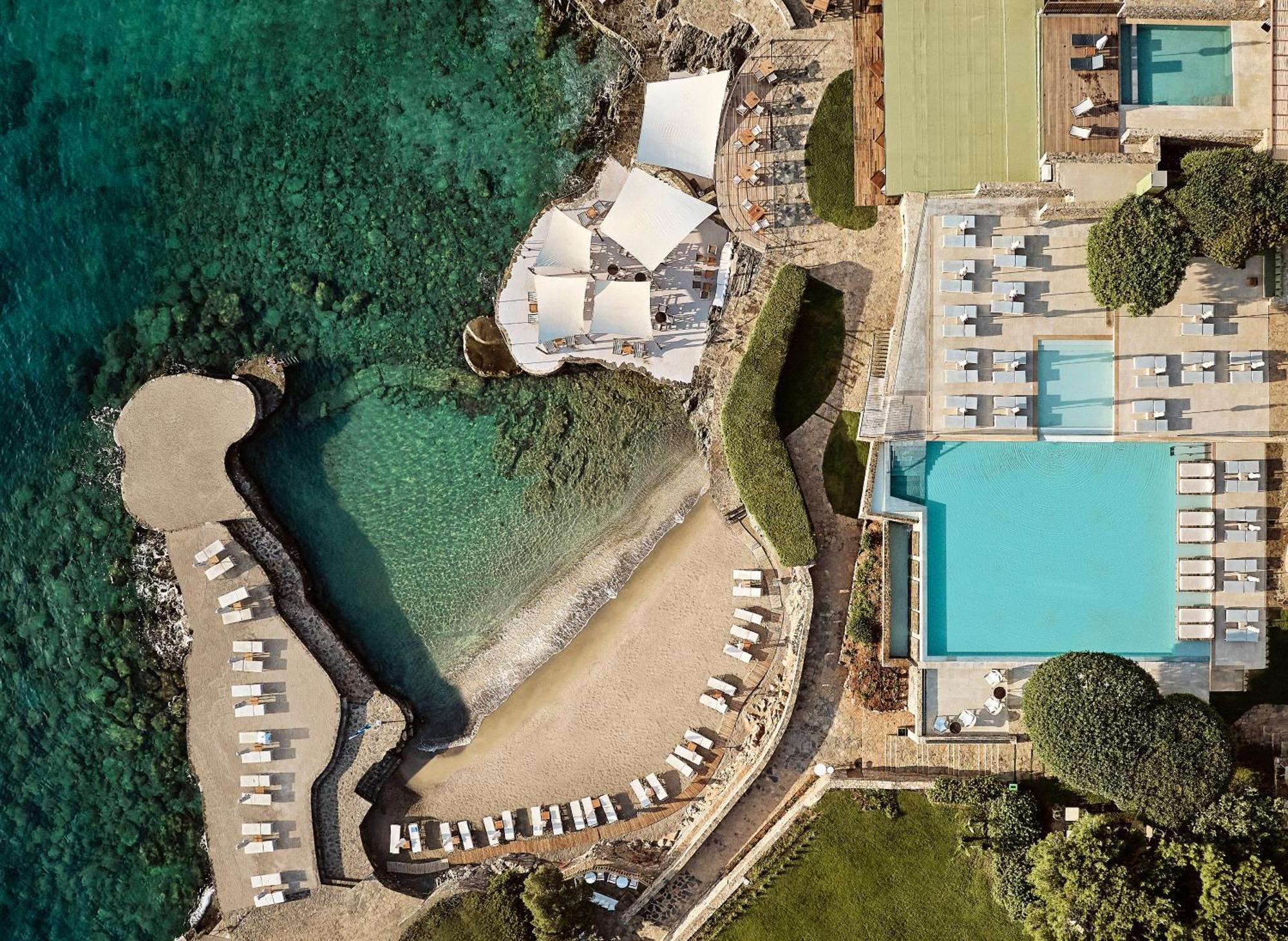 St. Nicolas Bay Resort Hotel & Villas Agios Nikolaos Exterior foto